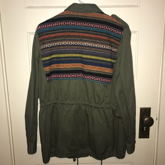 Olive green light jacket - Picture 2 of 2